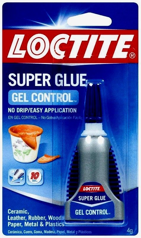 4g *LOCTITE* Super Glue GEL Control Clear NO DRIP Leather Cork Rubber 234790
