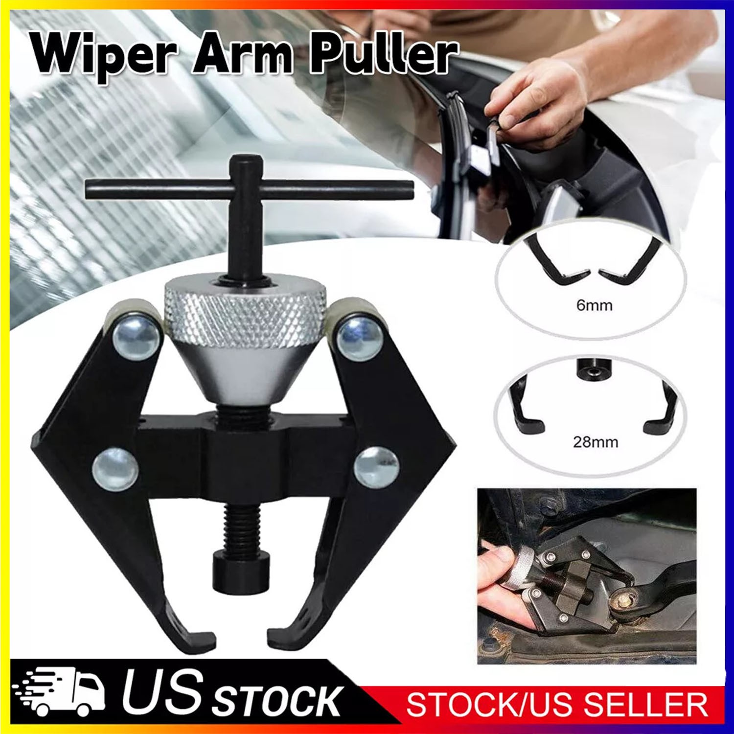 Adjustable Windshield Wiper Arm Battery Terminal Puller Remover Special Tool