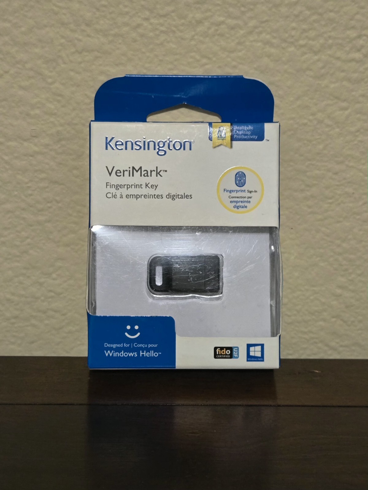Kensington VeriMark USB-A Biometric Fingerprint Key Reader