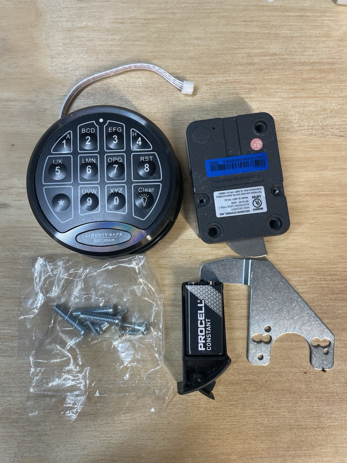 Locksmith Securam Safe Lock Backlit Electronic Keypad For Safes