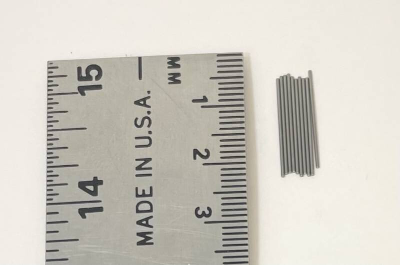 10 24mm Axles for 1/87 Trucks Accessory HO Scale Promotex 5537