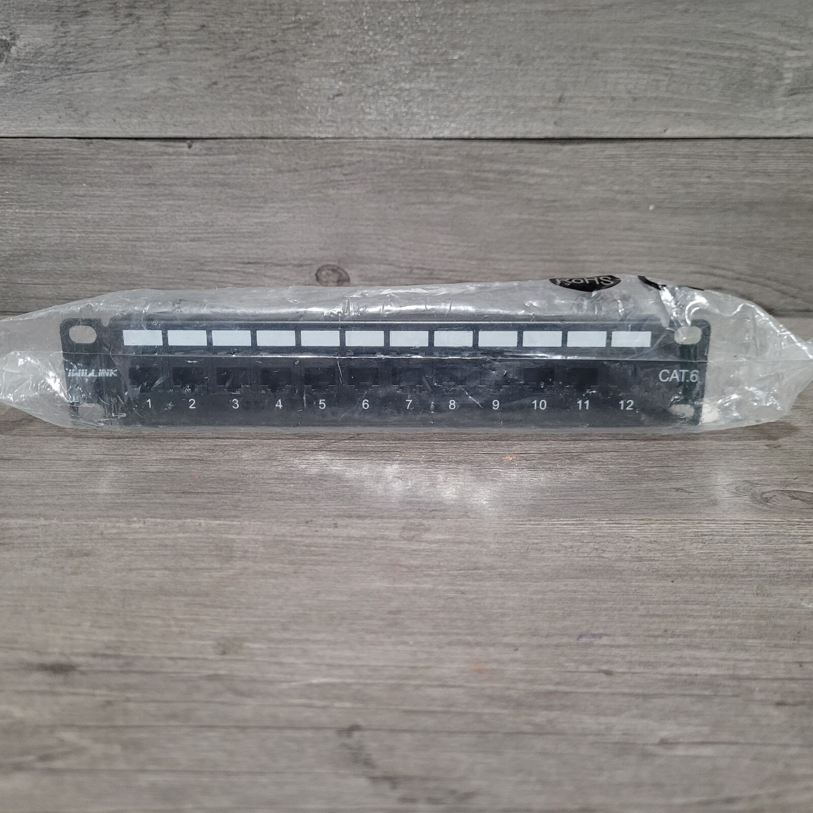 iwillink 10Gbps Patch Panel 12 Port, 10-Inch
