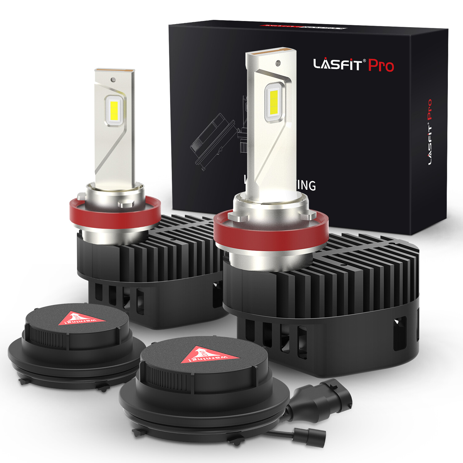 Lasfit H11 LED Headlight Bulbs Custom for Toyota 4Runner 2014-2020 6000K Bright