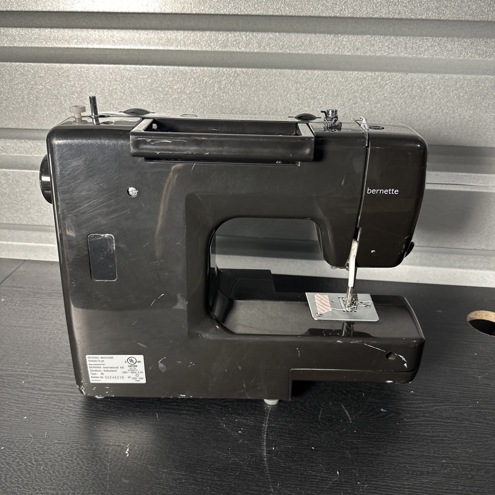 Bernina Bernette 46 Black Model 52157358 Portable Sewing Machine