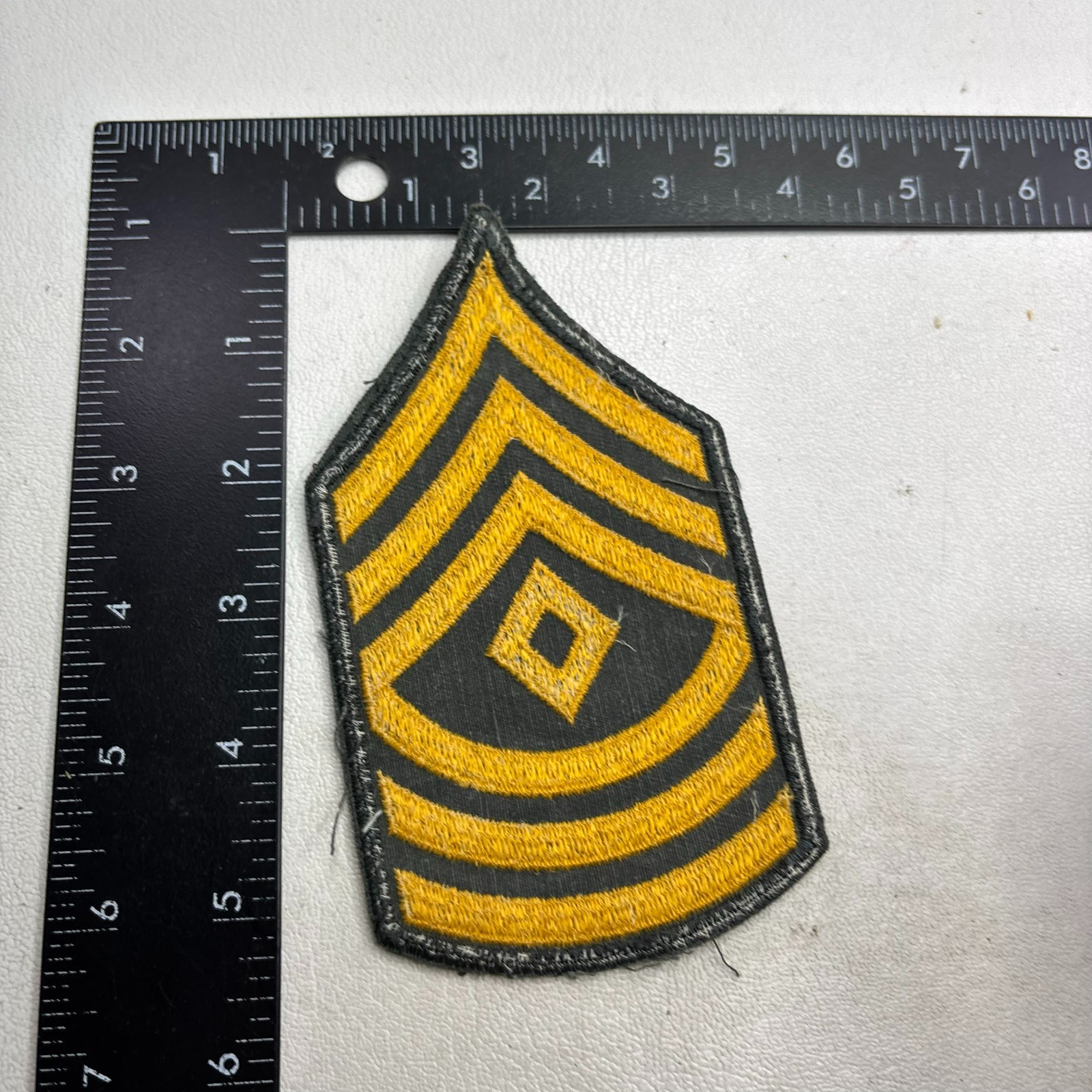 Vtg US Army FIRST SERGEANT Patch Military 66XB