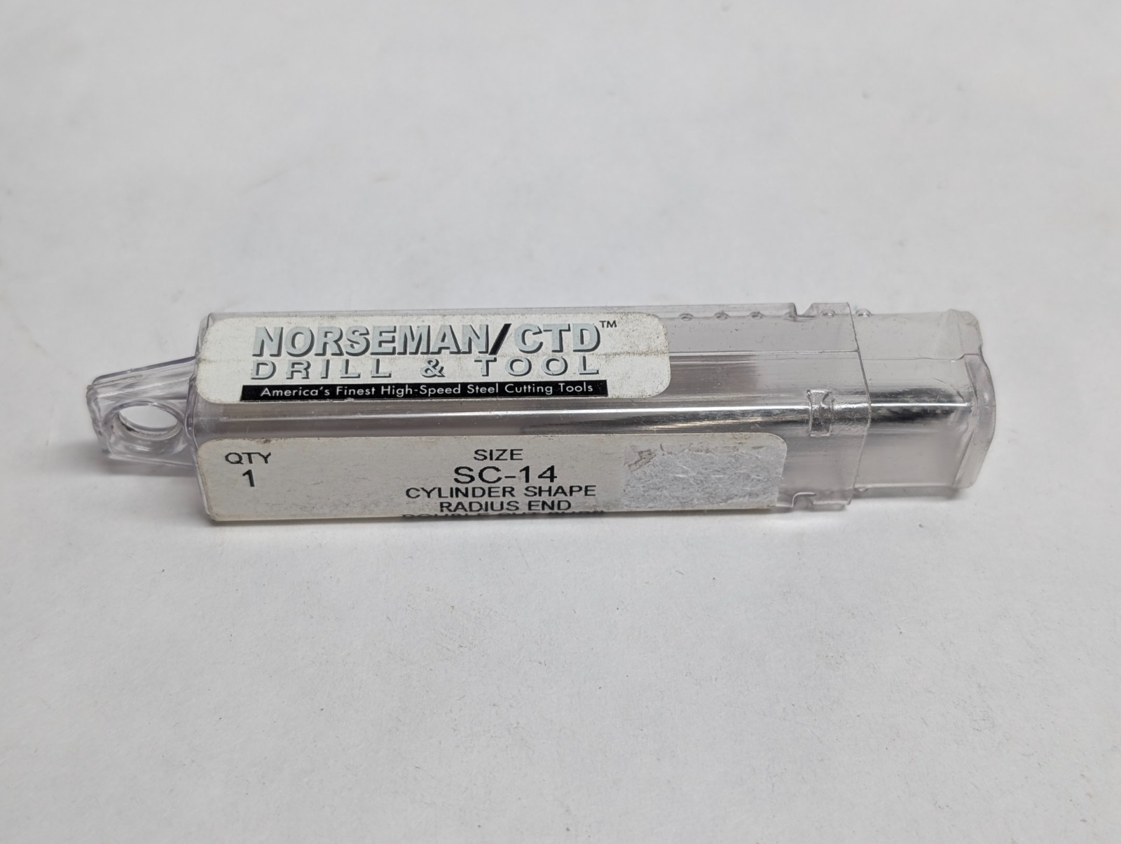 SC-14 Norseman Premium Carbide Burr Cylinder Shape Radius End Double Cut #17729