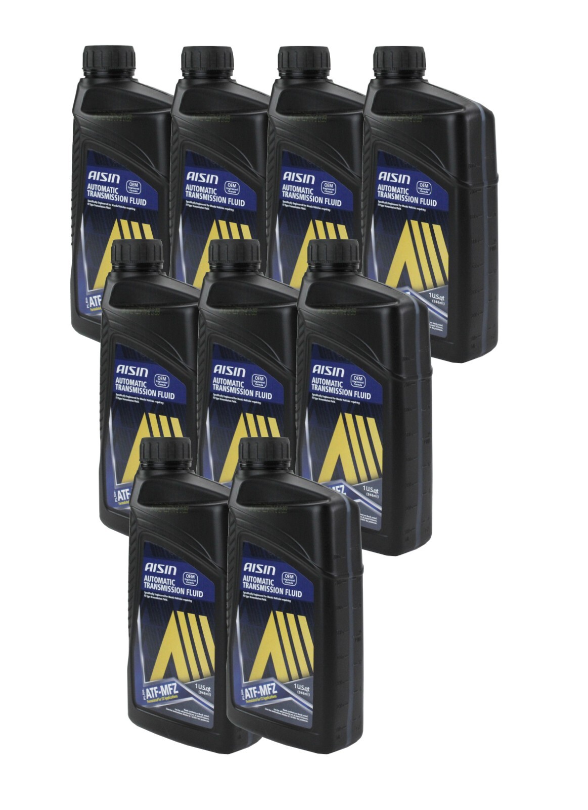 Aisin 9 Quarts Auto Transmission Fluid For Mazda 3 6 CX-3 CX-5 CX-9 9 x 1qt