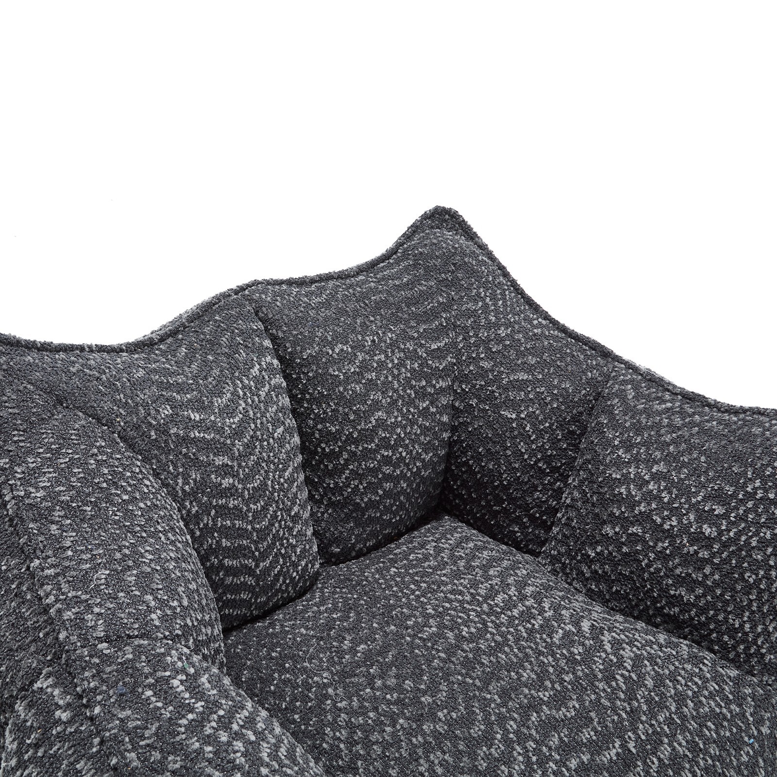 Sofa chairs with highly resilient foam for living rooms and bedrooms Black