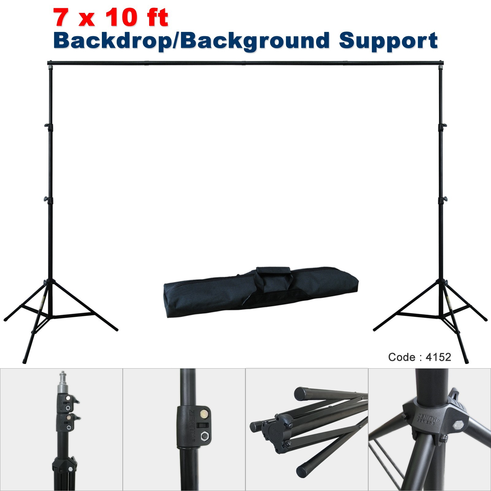 Photography Studio Video Light Lighting Green Background Stands Case Kit