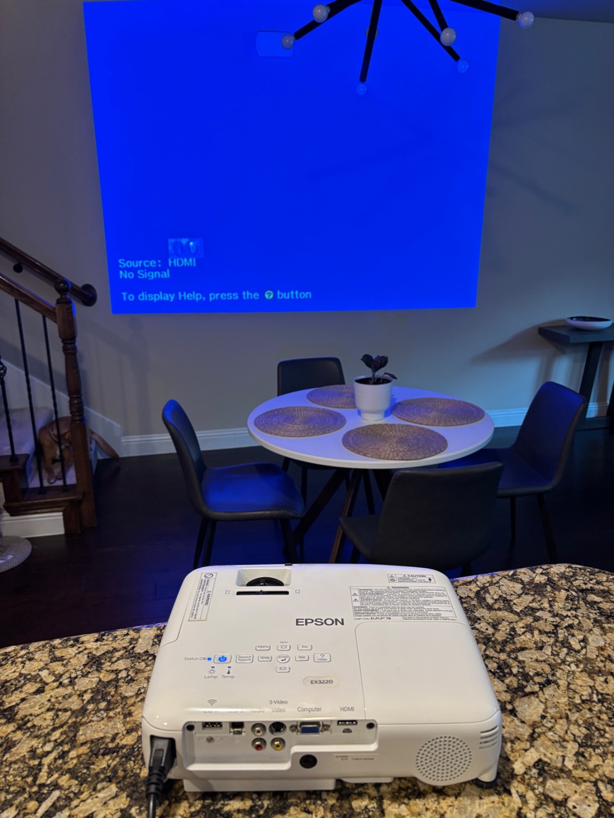 Epson EX3220 SVGA Tri-LCD Projector 3000 Lumens with Only 51 Lamp Hours!
