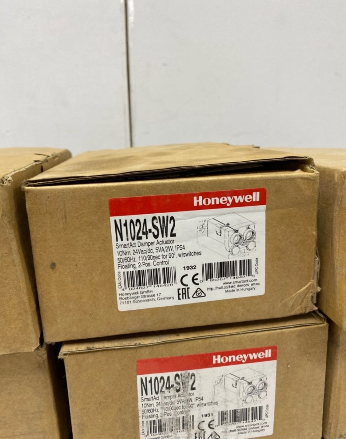 HONEYWELL N1024-SW2 Damper Actuator