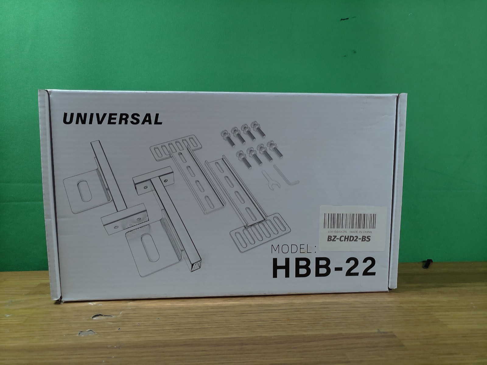 Universal Headboard Brackets Fit Twin Full Queen King 2 Pack Matte Black