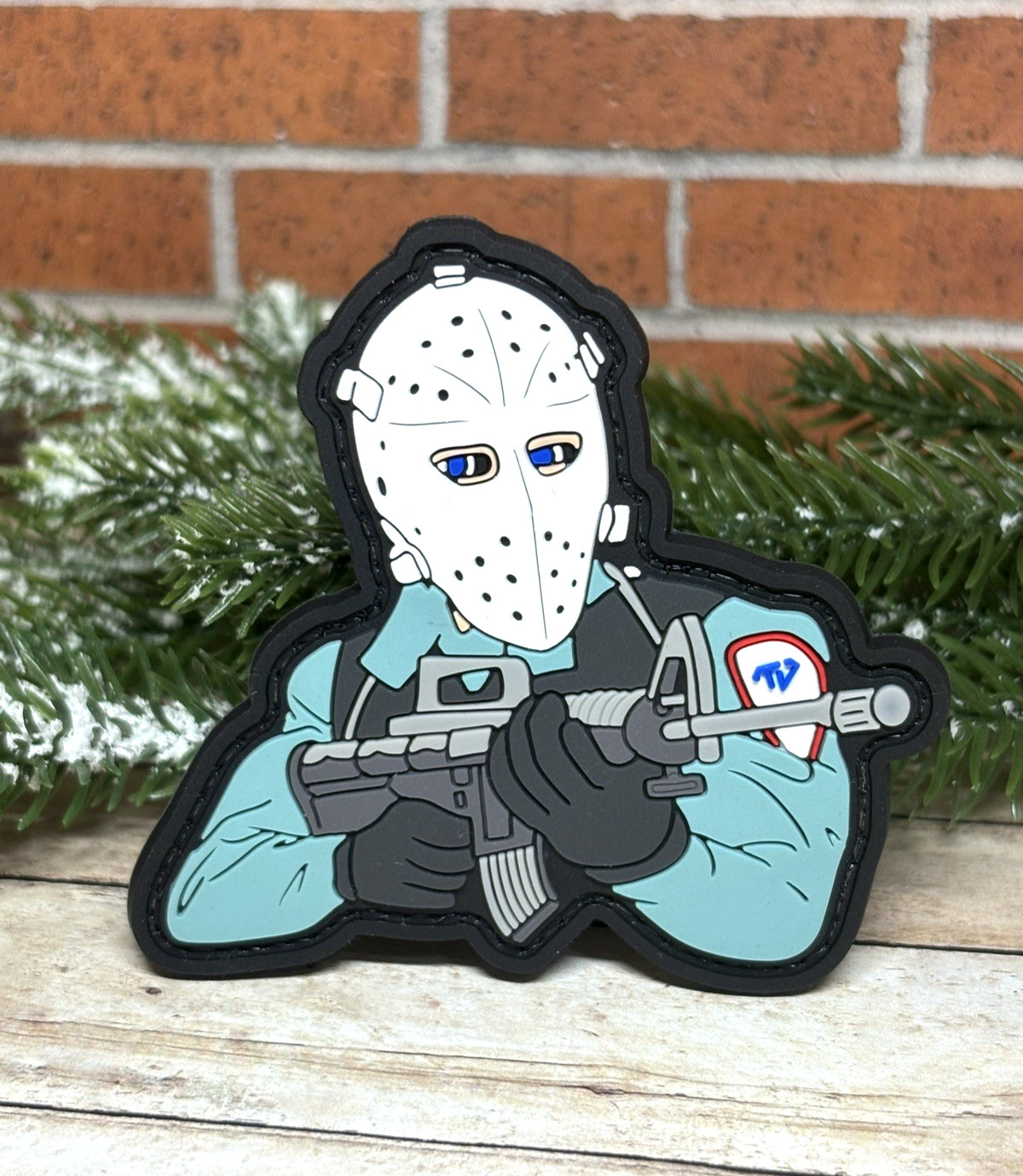 PVC Tactical Patch- Heat Patch - Hook Backed Morale Gun Val Bank Robber Patch