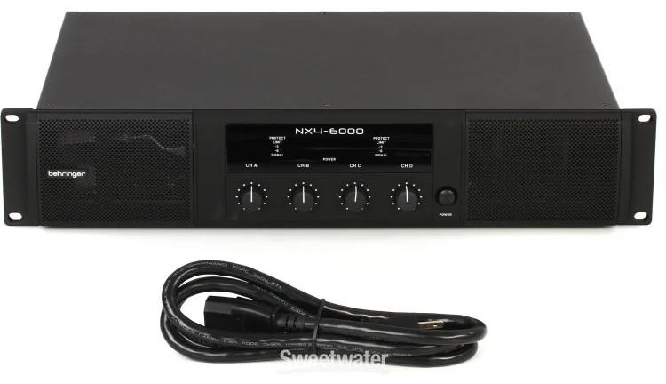 Behringer NX4-6000 6000W 4-channel Power Amplifier