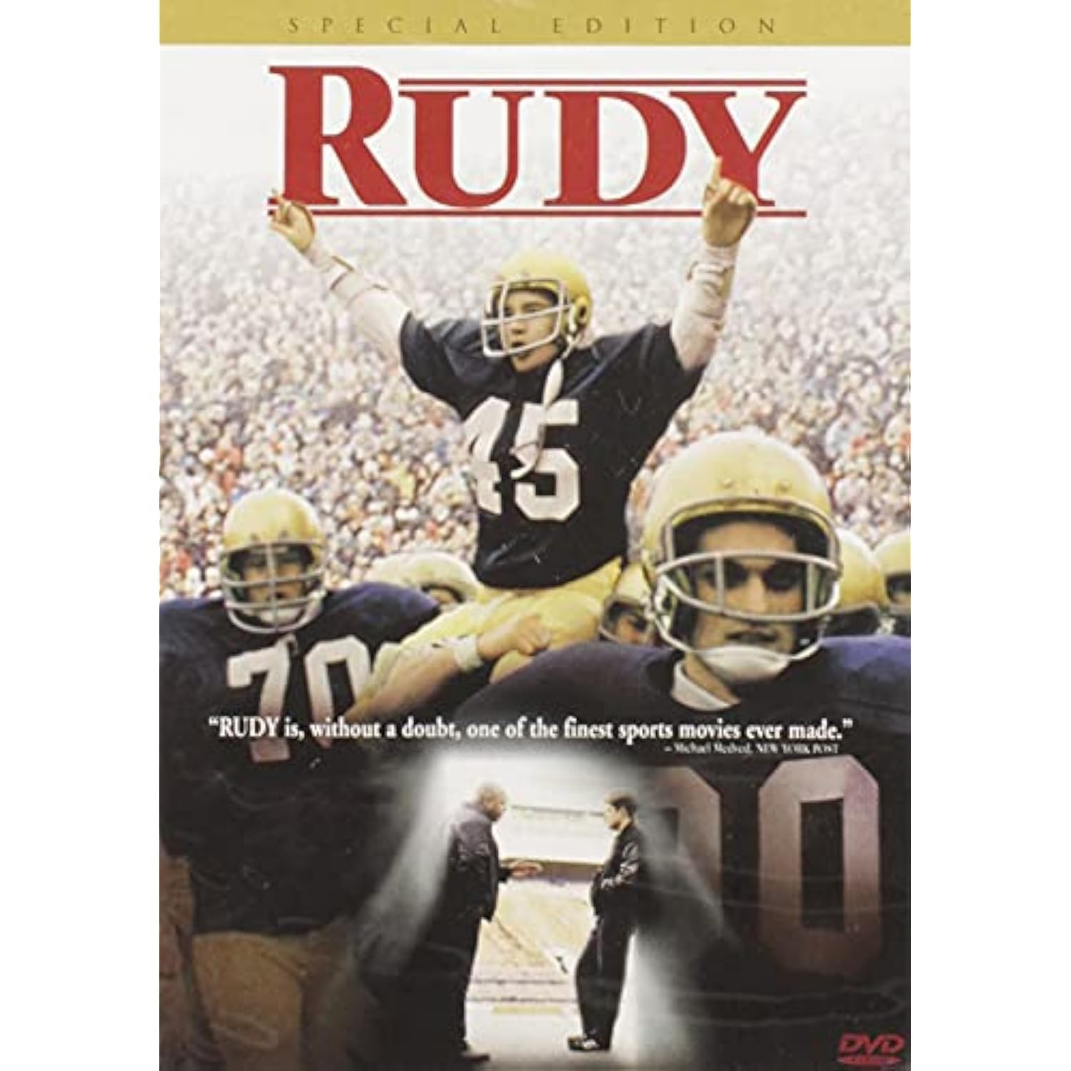 Rudy (DVD, 2000, Widescreen, Special Edition) NEW