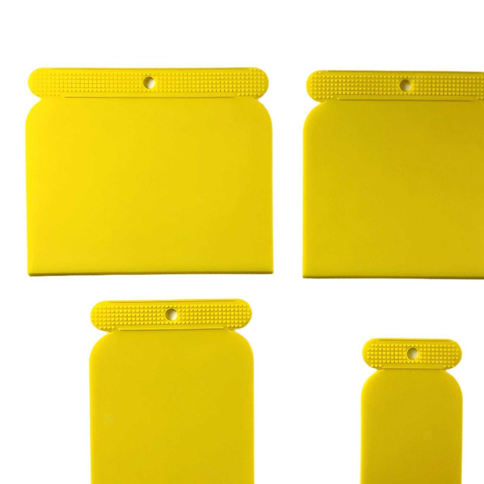 4x Putty Scrapers Spreader Comfort Handle Reusable Wall Plastering Tool for