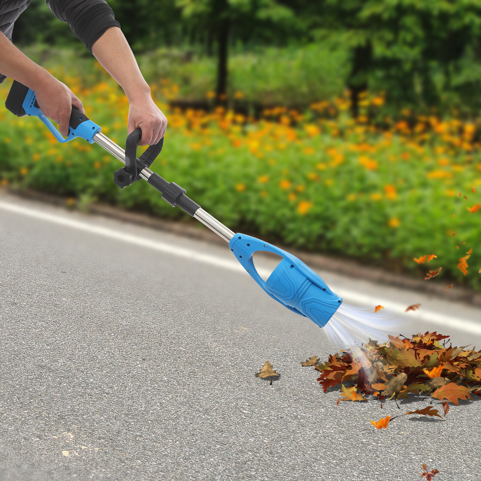 Cordless Leaf Blower, Lithium Battery Powered Leaf Blower, Electric Leaf Blower
