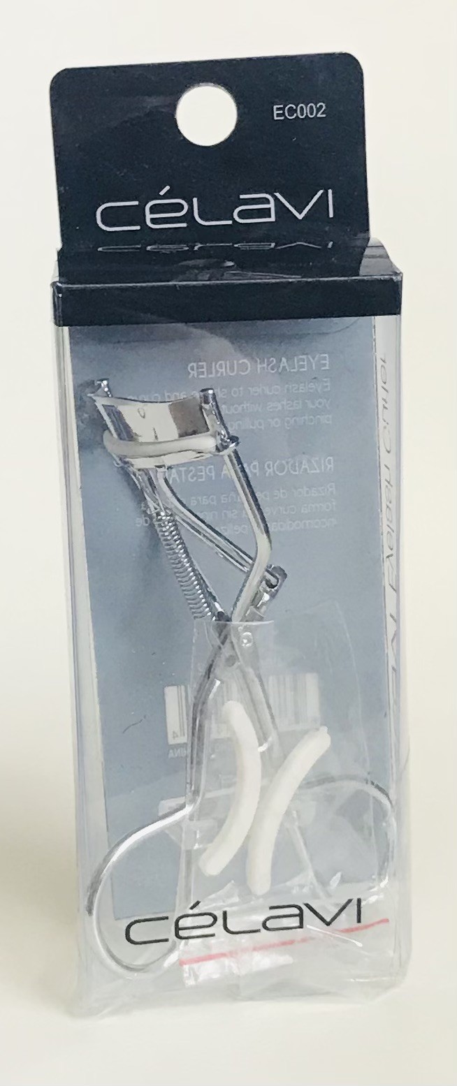 New In Box Celavi Eyelash Curler + 2 Silicone Refill Pads #EC002 ~ Fast Ship