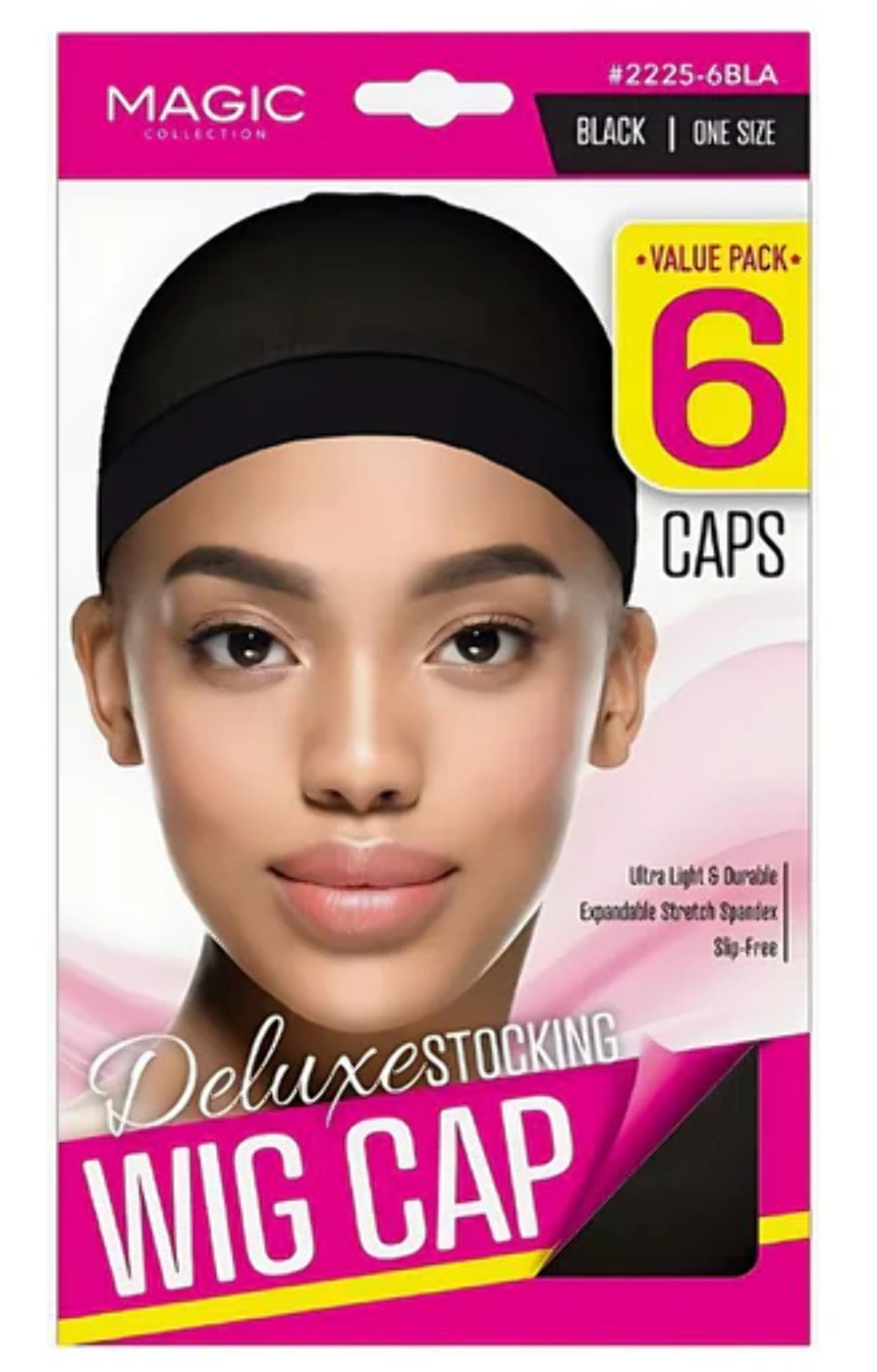 MAGIC Deluxe Stocking Wig Cap 6 Caps