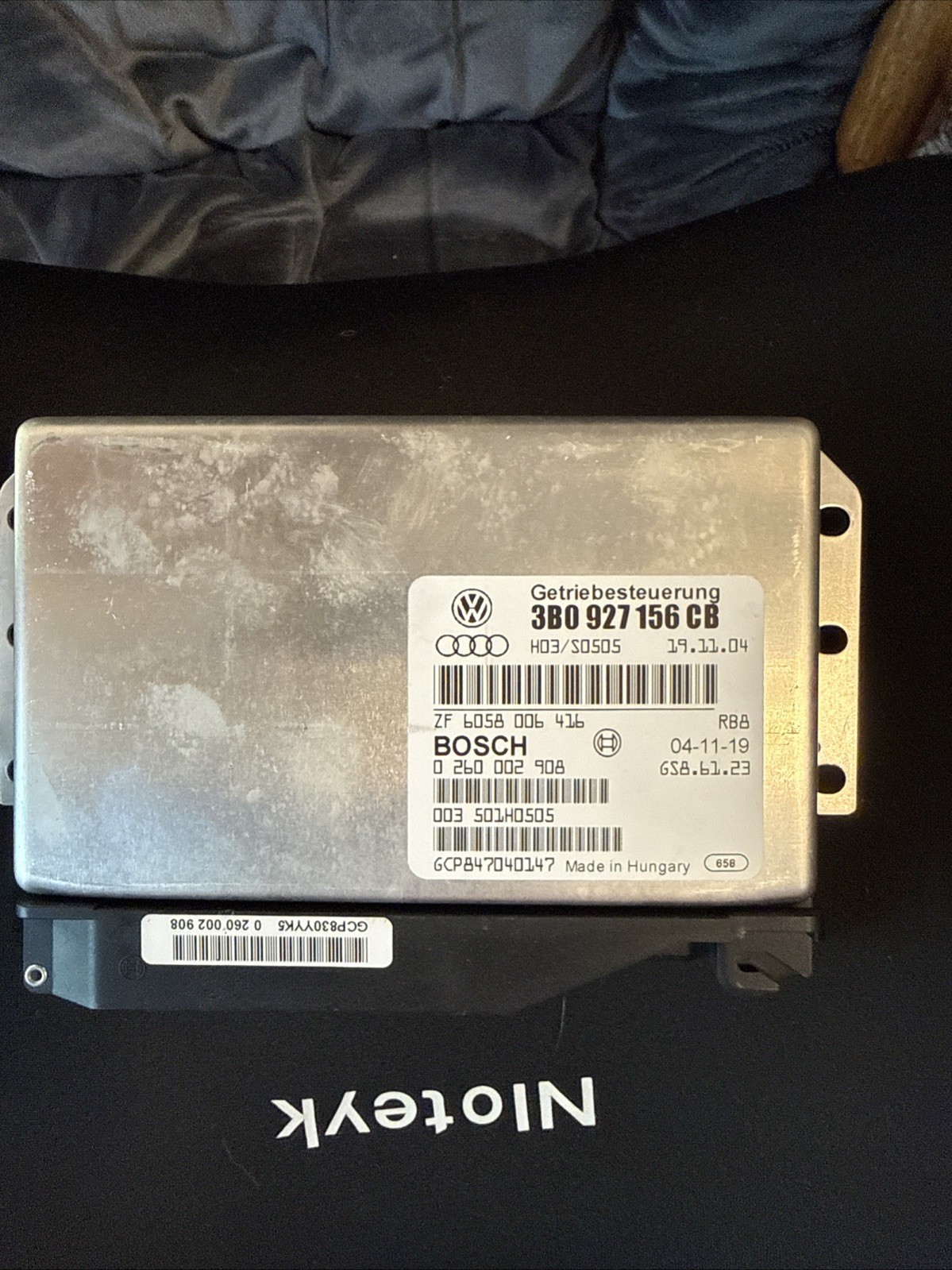 2005 VOLKSWAGON PASSAT AWD Transmission Control Module TCM P/N: 3B0 927 156 CB