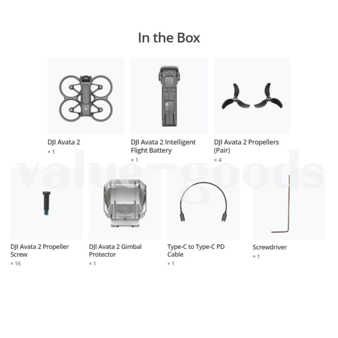[NEW] DJI Avata 2 Drone Only + (1 Battery) Camera Drone
