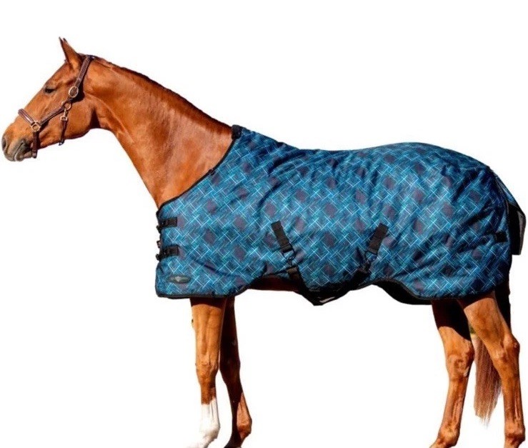 Kensington Signature Horse Turnout Blanket Stable Day Wear 81” Black Green Blue
