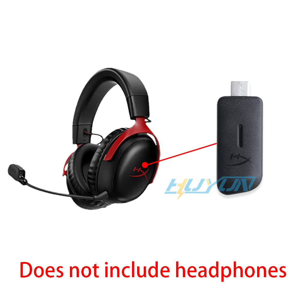 USB Dongle Receiver CL007WA For HyperX Cloud III 3S Gaming Wireless Headset