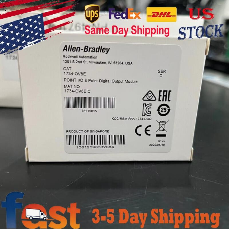 1734-OV8E POINT I/O 8 Point Digital Output Module Brand AB  US Free Tax