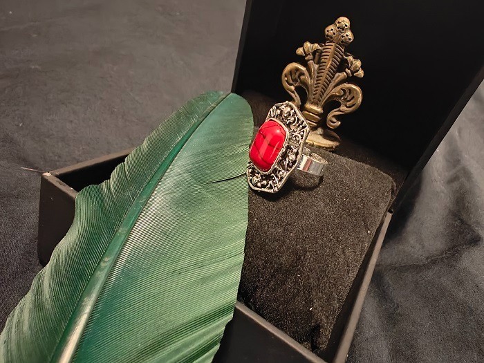 RING OF RED QUEEN ~ ENDLESS WISHES ~ DJINN / JINN / GENIE ~ HAMJADAH
