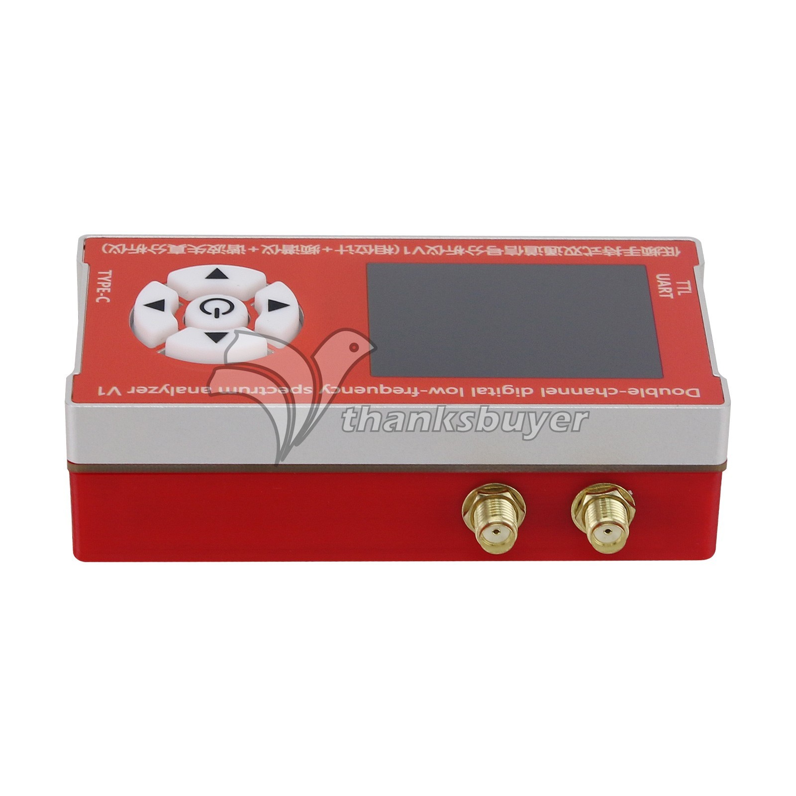 2-CH Digital Spectrum Analyzer 10Hz-800kHz Phase Difference Detection Module
