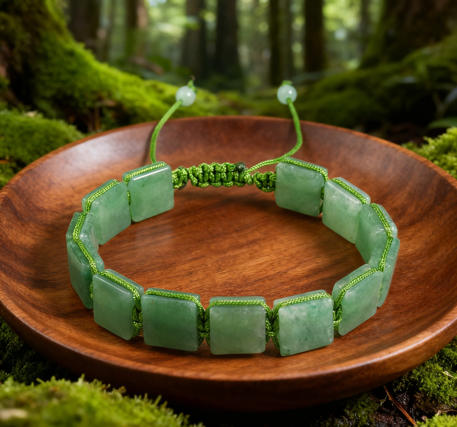 Green Aventurine Bracelet Natural Healing Crystal Gemstone Reiki Bracelet