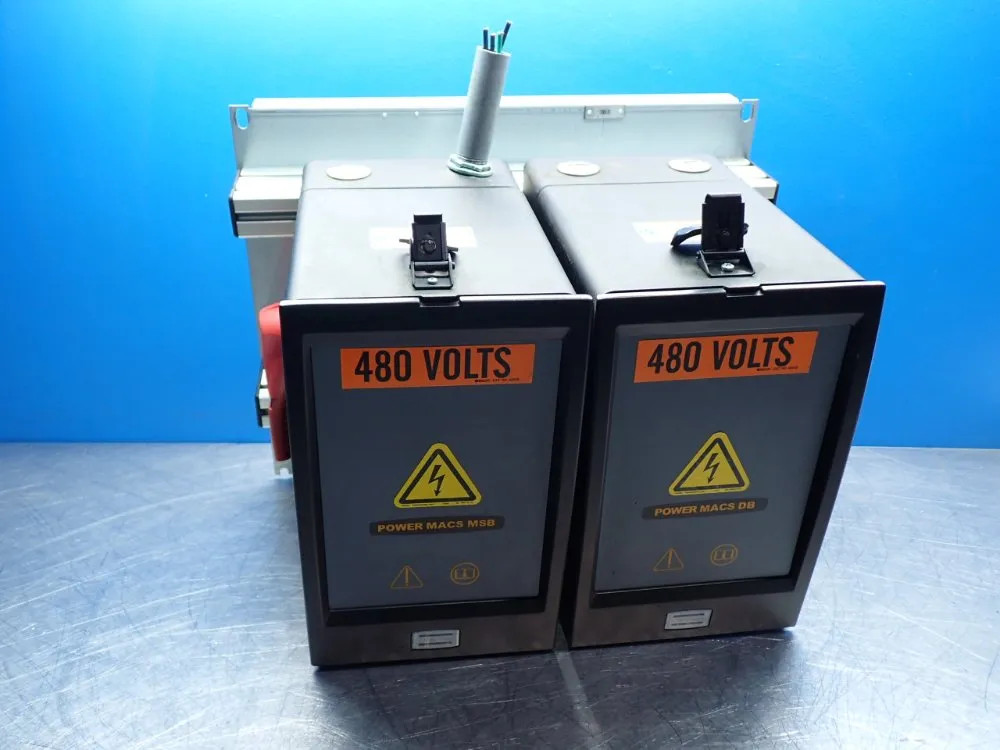 ATLAS COPCO PANEL MOUNTED MAIN SWITCH BOX II 8435566030 + 8435566010 DISTRIBUTIO