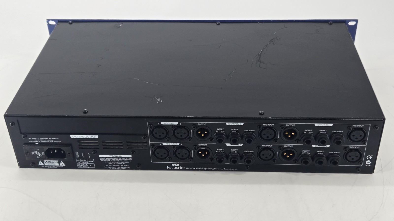 Focusrite ISA 428 4 4 Channel Preamp + Power Supply