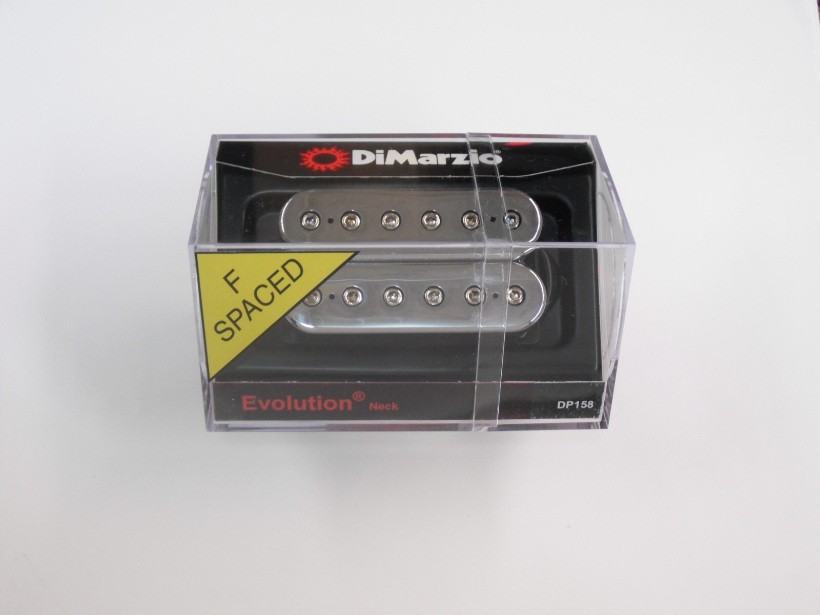 DiMarzio F-spaced Evolution Neck Humbucker W/Chrome Bobbins DP 158
