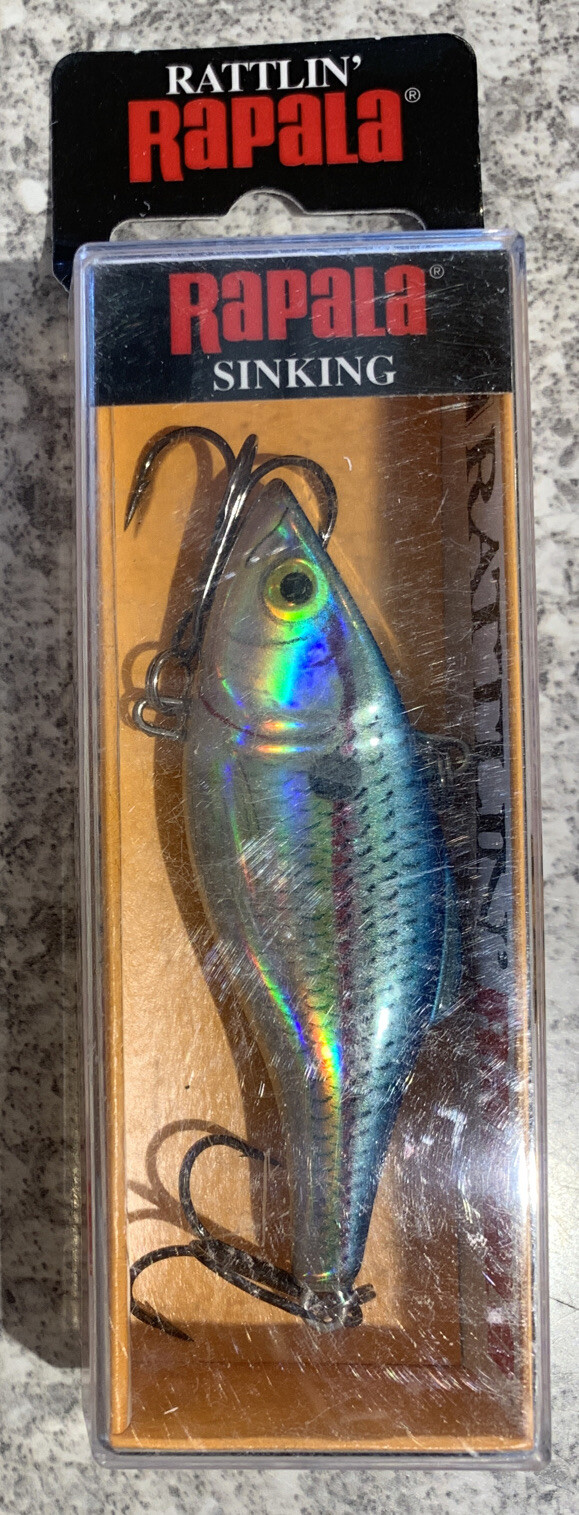 Rapala RNR-7 Rattlin Rap Holographic Blue Shad