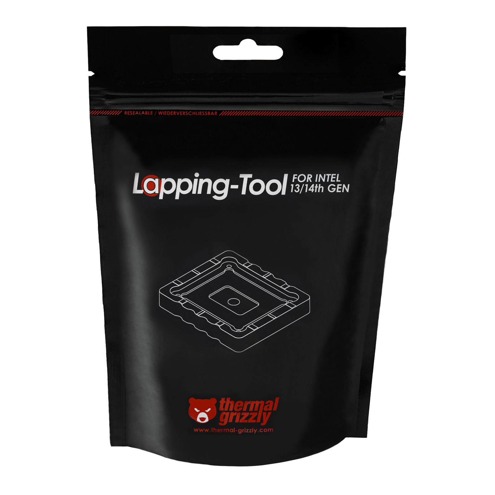 Thermal Grizzly Lapping Tool für 13. Generation Intel CPU