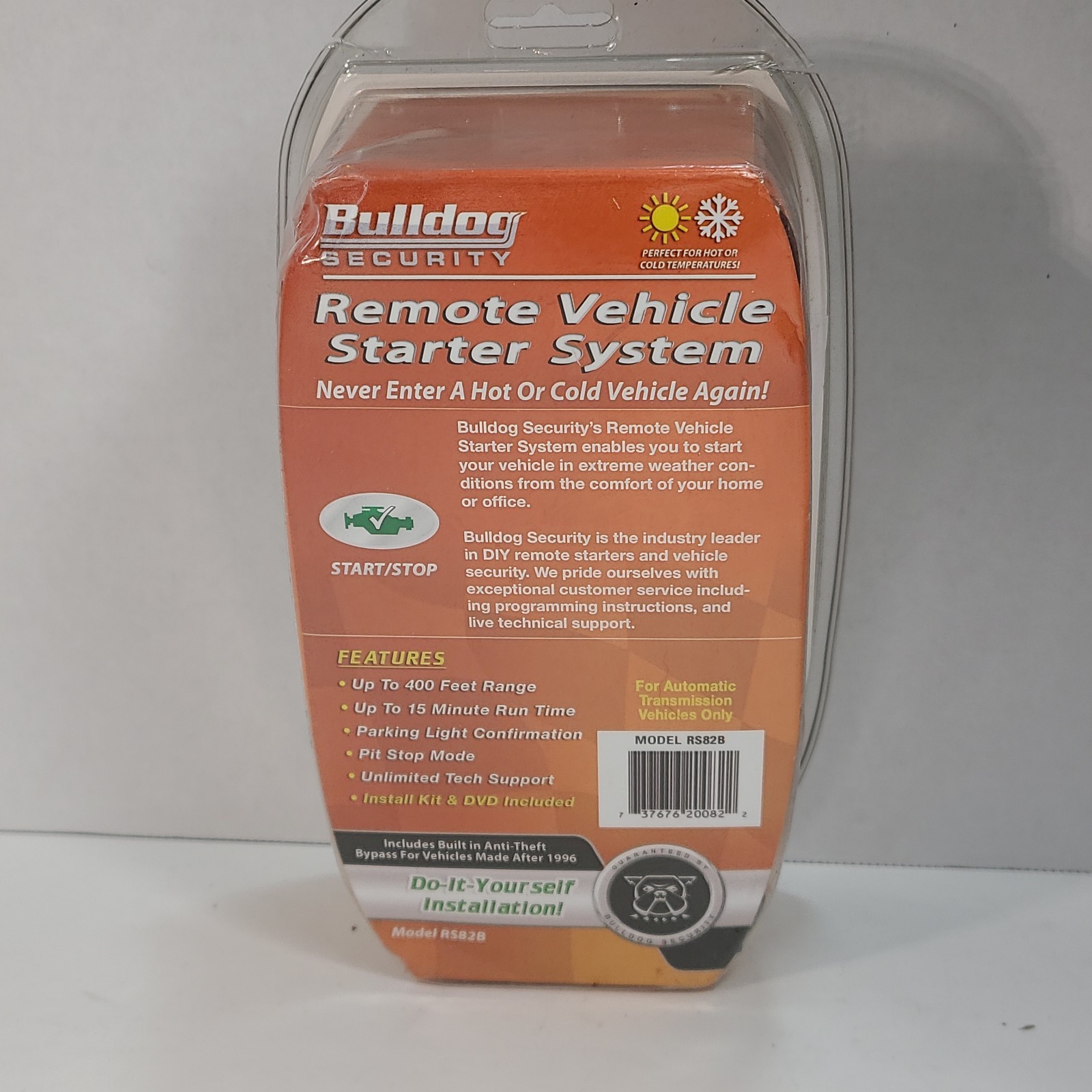Bulldog Security RS82B Remote Vehicle Starter System 400 Foot Range NEW SEALED