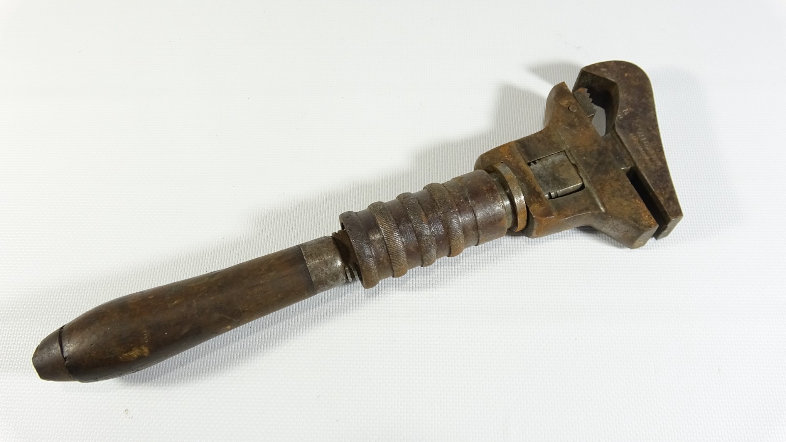 Vintage Bemis & Call Co. B&C Springfield 12" Railroad Monkey Pipe Wrench