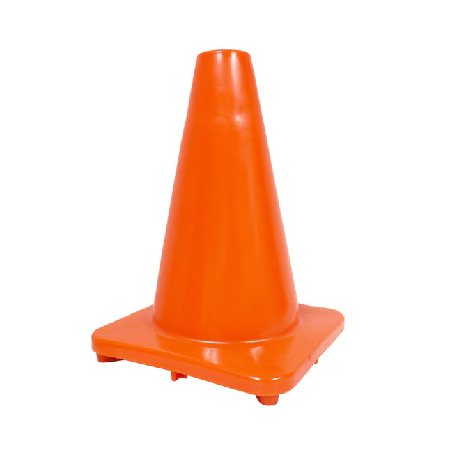 Cordova Safety Products 12-in Orange Traffic safety cone