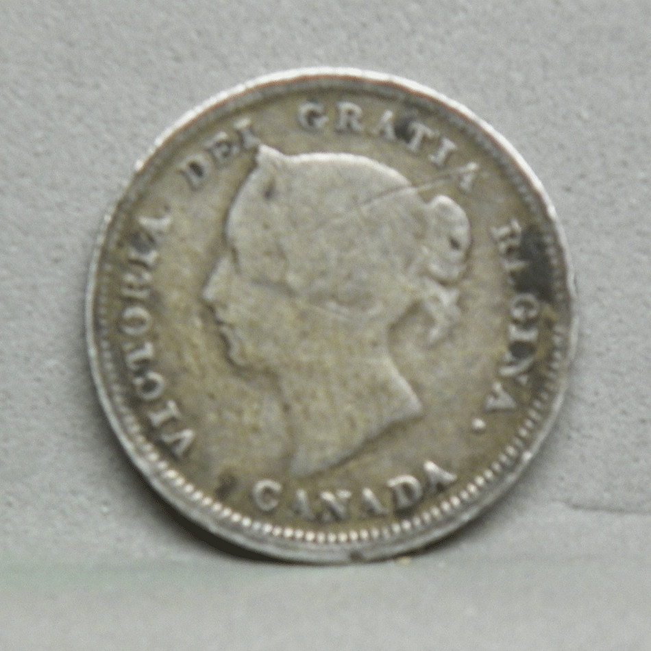 1881-H CANADA 5 CENTS, Good (C5-4)