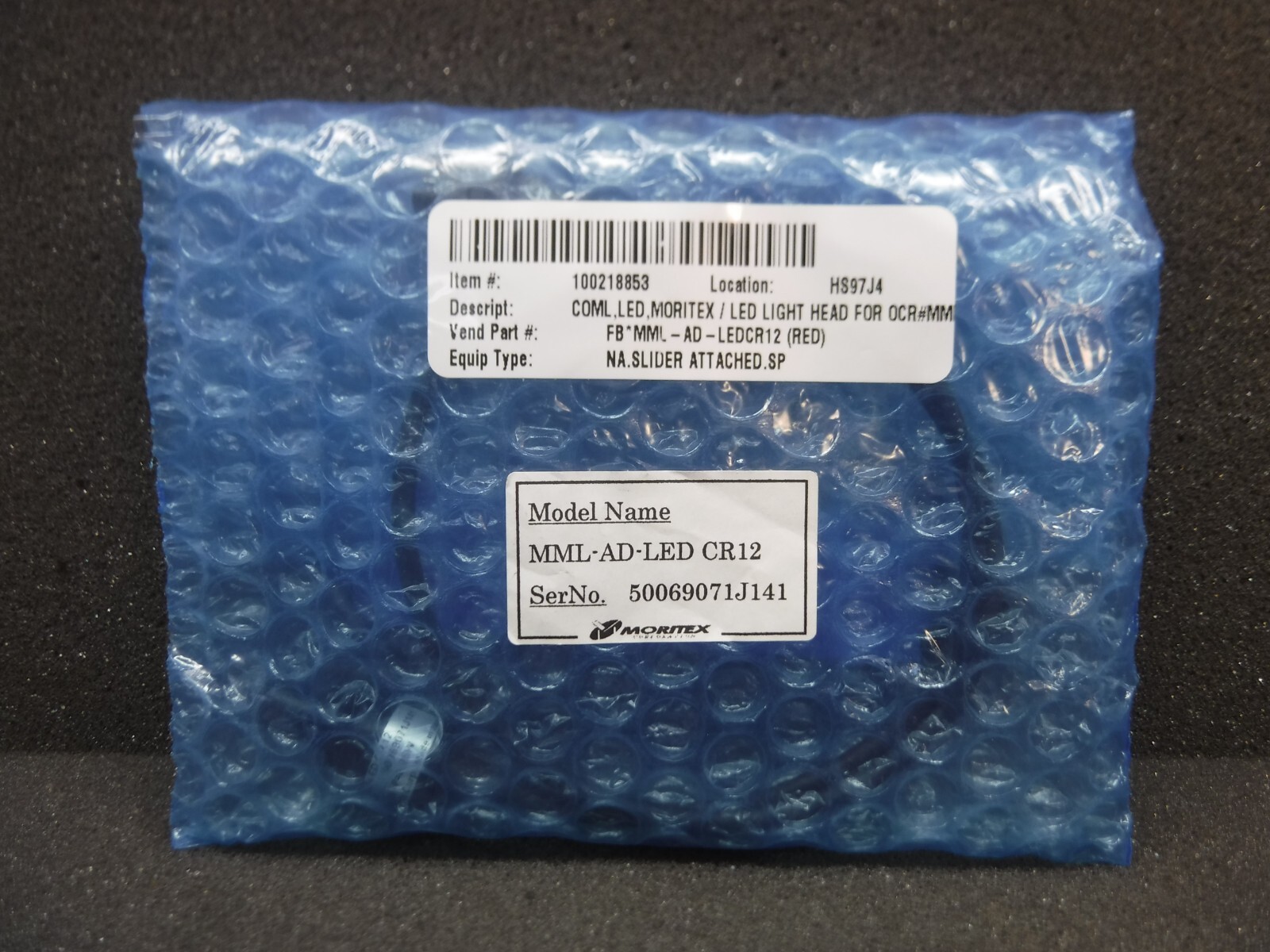 Moritex  MML-AD-LED CR12  LED Light Source