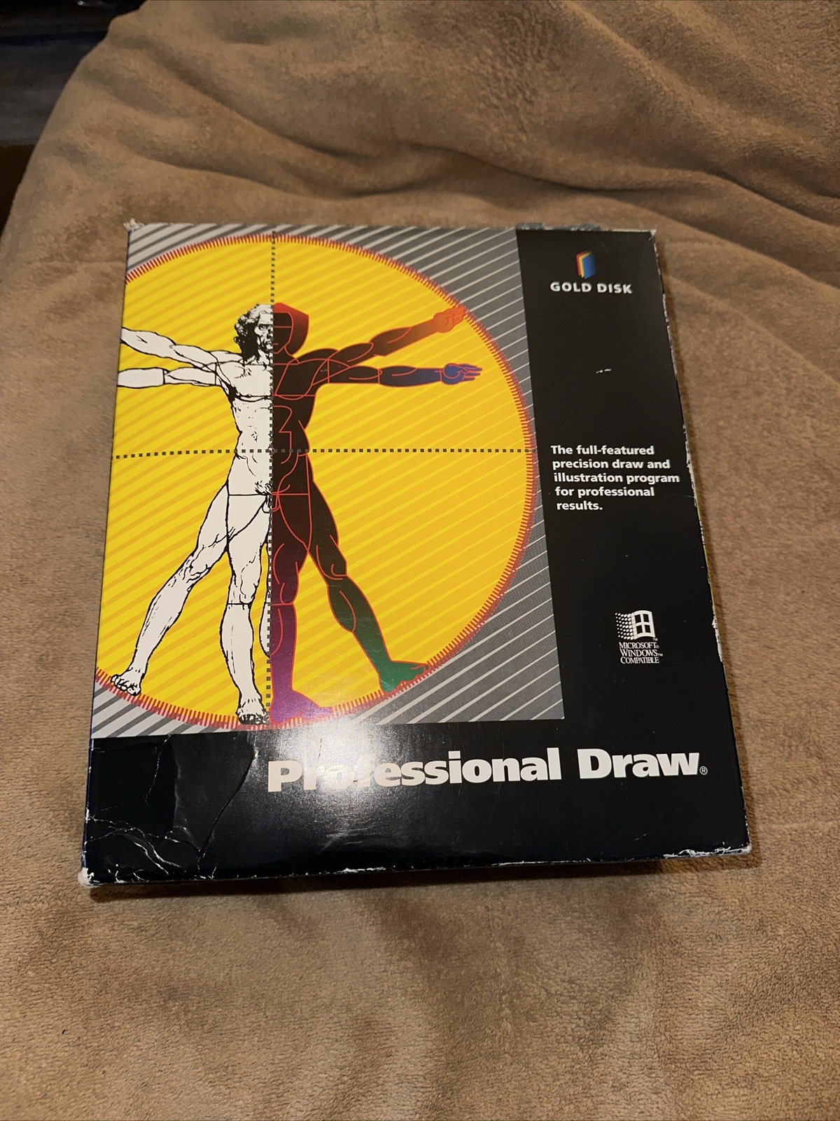 Professional Draw - Gold Disk - PC DOS 3.5 Disk - Complete In Box