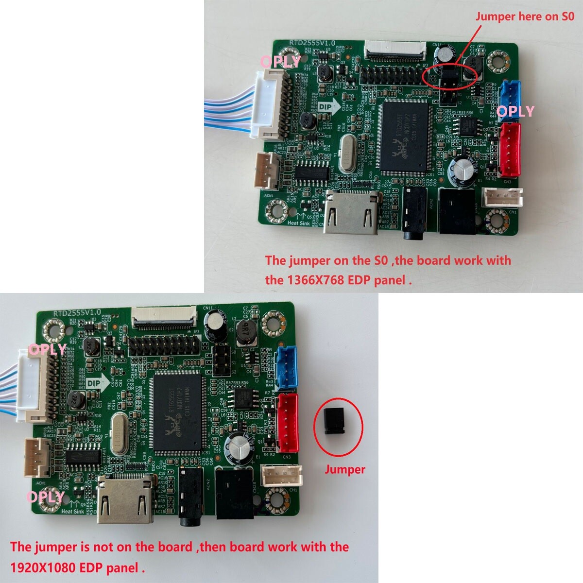 For 15.6" 1920X1080 EDP LCD LED screen With HDMI mini Controller board kit