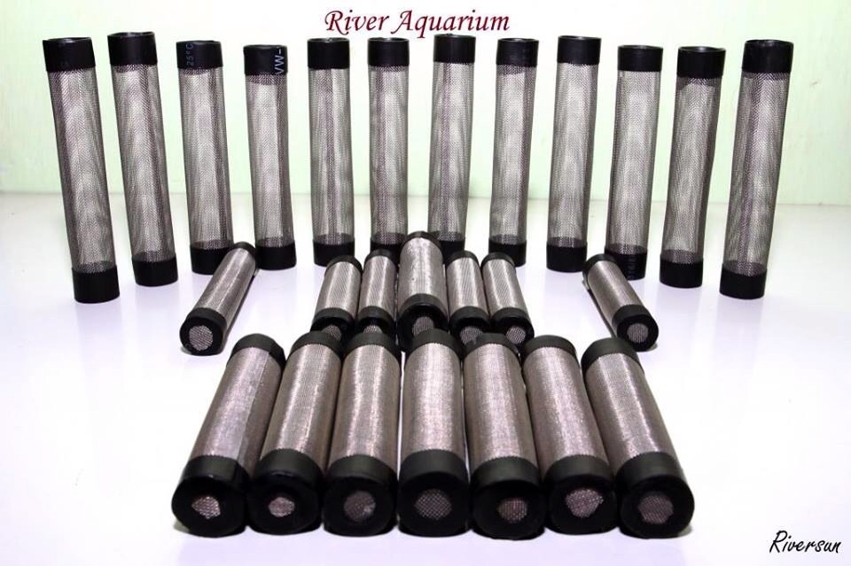 13mm - Stainless Steel Mesh Pre-Filter Intake Guards For Aquariums Shrimps Tanks