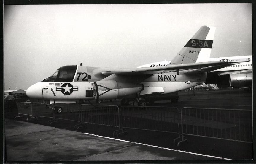 Photography US Navy Twin Jet Aircraft, S-3A Identification 157993