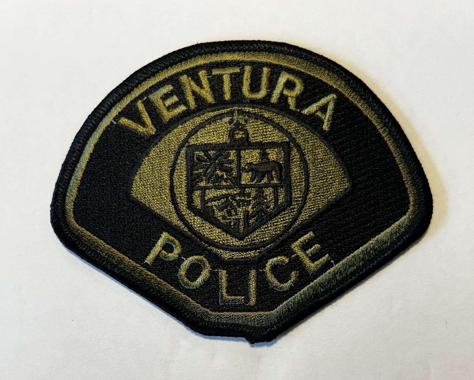 CALIFORNIA CA VENTURA POLICE DEPT PATCH SUBDUED SWAT VENTURA COUNTY #PDD34