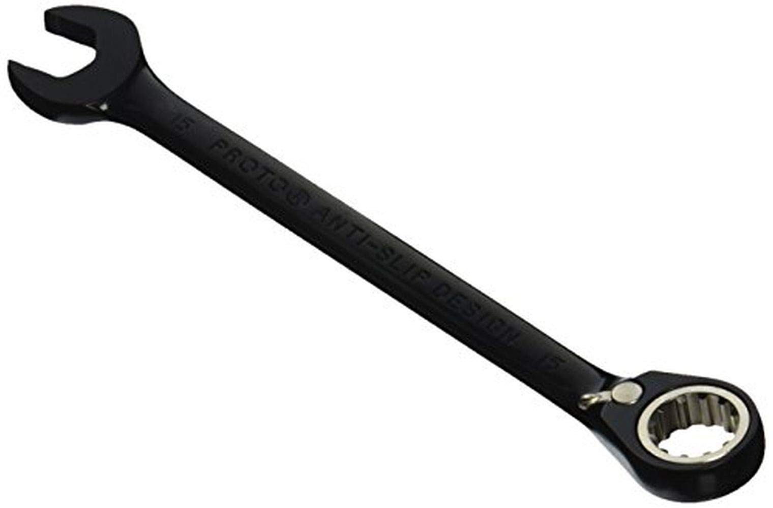 Stanley Proto JSCVM15 Reverse Ratcheting Combo Spline Wrench, 15mm