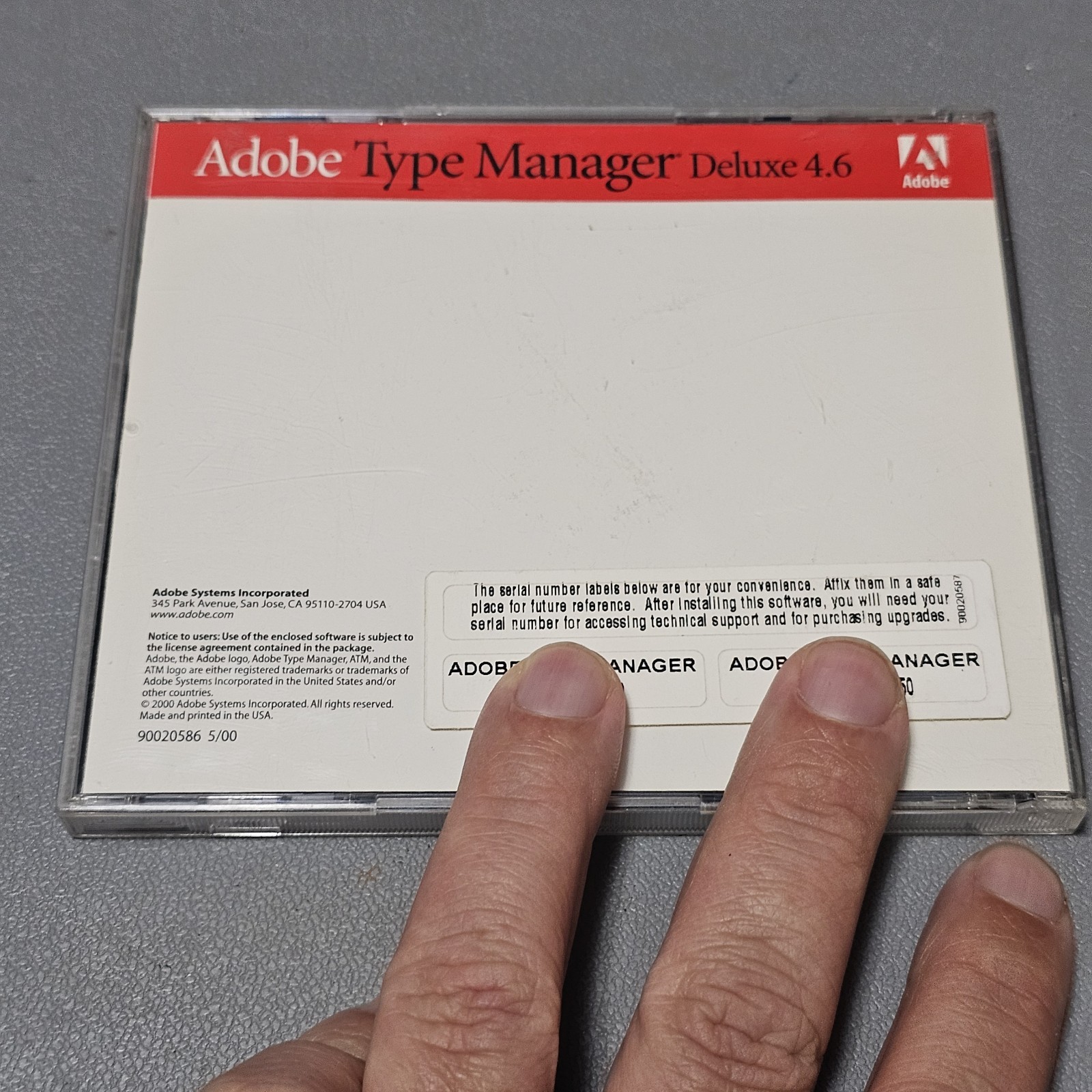 Adobe TypeManager 4.6 For Macintosh