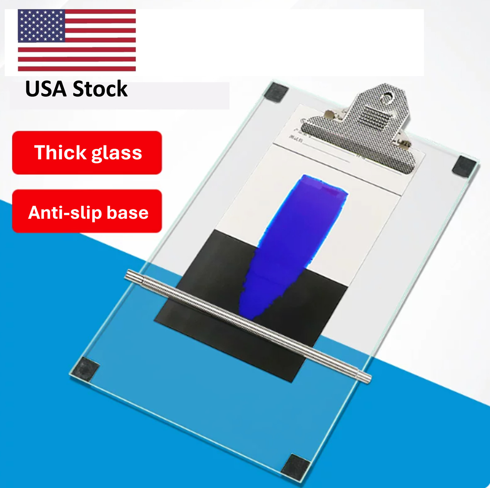 Lab Glass Slurry Coating Platform Film Application Doctor Blade Tape Casting