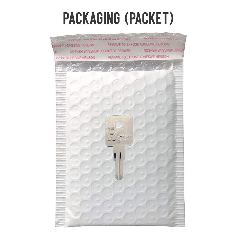 1605 Key Blank – Nickel